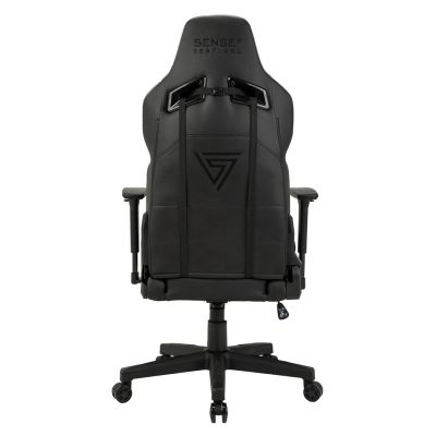 7. SENSE7 Sentinel Gaming Chair Upholstered Seat Black, Gray