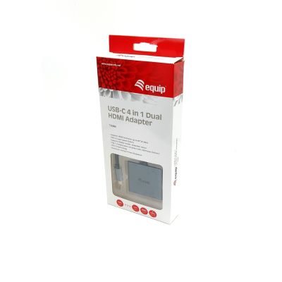 7. Equip 133484 USB 3.2 Gen 1 (3.1 Gen 1) Type-C Docking Station Silver