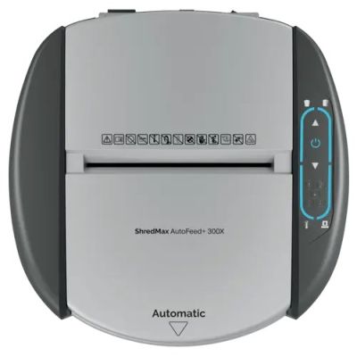13. Rexel ShredMax AutoFeed+ 300X shredder, P4, 300 sheets, 25 l bin