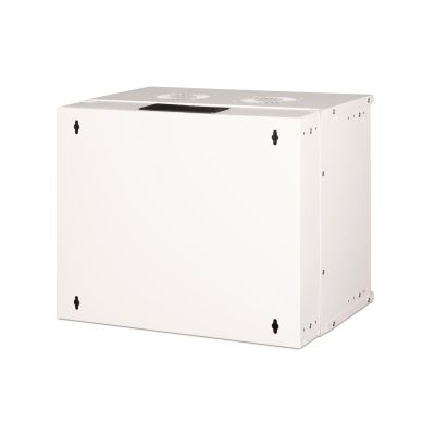 32. 19" 9U wall-mounted network cabinet, SOHO PRO 460 x 540 x 400 mm, glass door, gray, unassembled, 60 kg