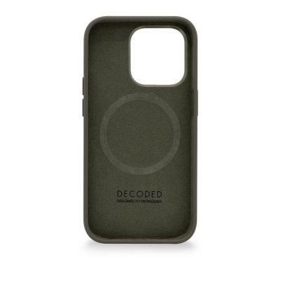 4. Decoded Silicone Case with MagSafe for iPhone 14 Pro Max - green