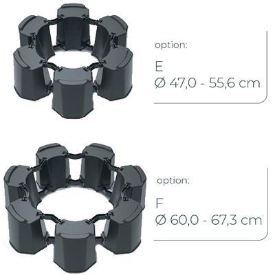 5. BASE FOR RAINWATER TANK MODULAR 6 BASECAN ANTHRACITE