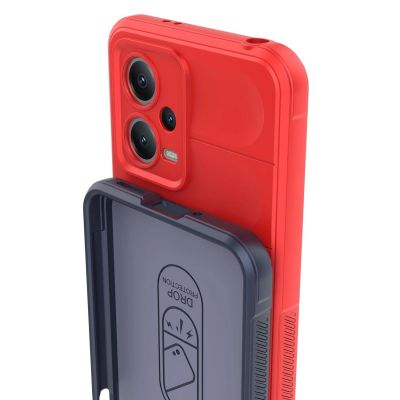 8. Magic Shield Case for Xiaomi Redmi Note 12 5G / Poco X5 5G Flexible Armor Cover Red