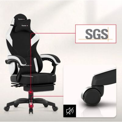3. Huzaro Force 3.7 White Carbon Gaming Chair