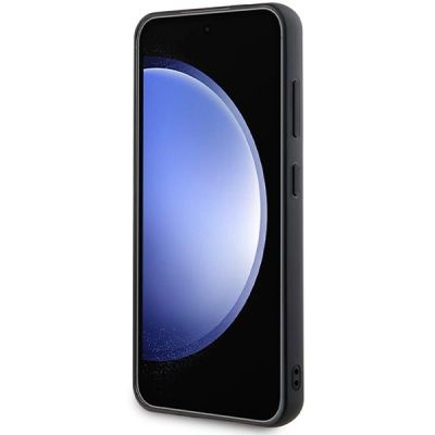 5. Karl Lagerfeld Rhinestone Metal Logo case for Samsung Galaxy S24 - black