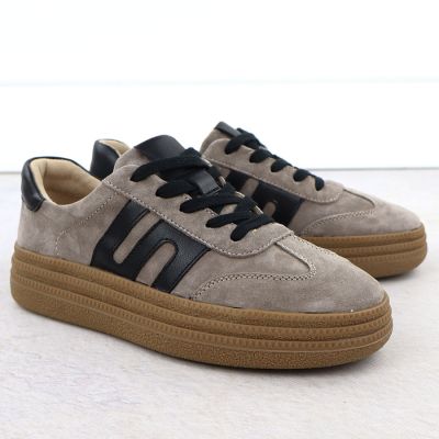 6. Filippo W DP7114 PAW642 Taupe Suede Low Shoes