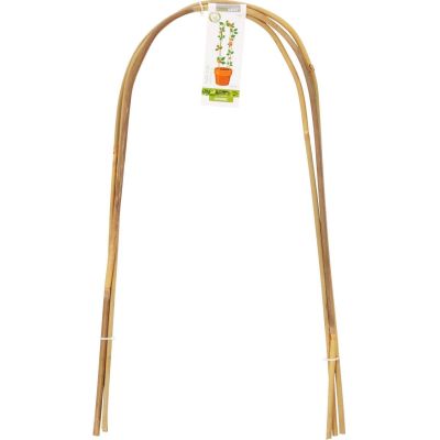 2. BAMBOO PLANT SUPPORT ARCH 78CM 3 PCS PROGARDEN
