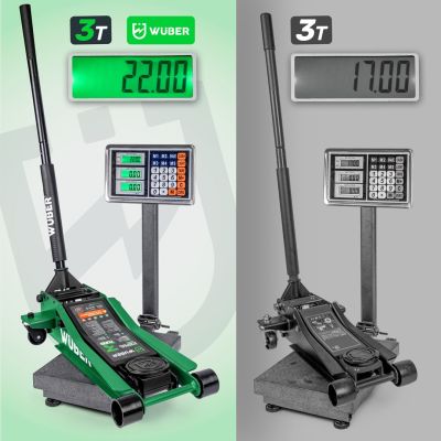 13. Low profile car jack 85-430mm 3T W22022 WUBER
