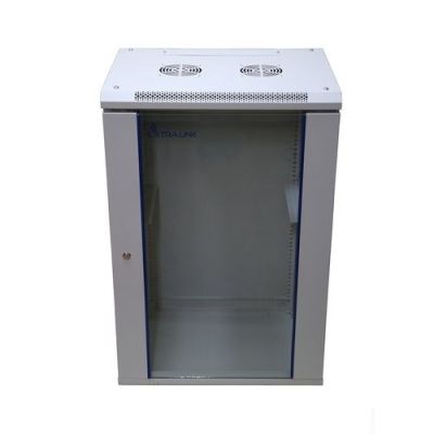 5. Extralink - 19" 15U 600x450 Gray Wall Mounted Cabinet