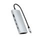 Satechi Multiport 8K USB-C adapter - USB-C, HDMI, 3x USB 3.2 Gen 2 10Gbps, 1x USB 3.2 Gen 1 5Gbps, UHS-II SD card reader, Ethernet port