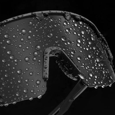 6. Rockbros Polarized Cycling Glasses with UV Protection and Corrective Insert 14120008006 Gray Lenses - Black