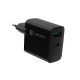 9. NATEC CHARGER RIBERA GAN 1X USB-A + 1X USB-C 45W BLACK NUC-2143