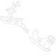 2. REINDEER DECORATION WITH SLED 180 LED FLASH