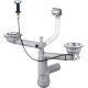 Siphon for 1.5- and 2-bowl granite sink - Space-Saver ZXY 9912 5907650841609