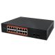 7. Qoltec Network Switch SWITCH Gigabit Ethernet | 16x RJ45 | 2x SFP | 1000 Mb/s