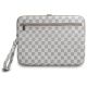 3. DKNY Sleeve Checkered Pattern Printed Stripes 16" Laptop Case - Beige