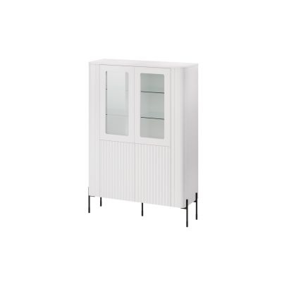 VERA display cabinet 110x40x160 white matt