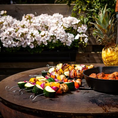 5. Bonfeu Bonbiza 8001R rusty fire pit grill