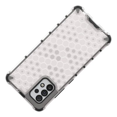 9. Honeycomb case armored cover with a gel frame for Samsung Galaxy A03s (166.5) blue