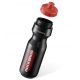 6. Rockbros 750 ml Bike Bottle - Transparent Black with Red Mouthpiece