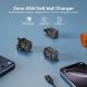 36. UNITEK 2X GAN 45W CHARGING UNIT, 2XUSB-C PD 3.0, QC, BLACK