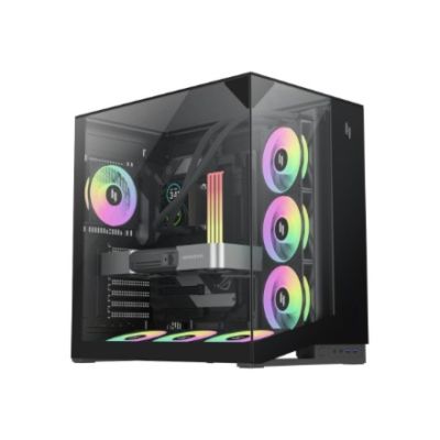 15. GameMax NEX C56 VC BK Midi Tower Computer Security & Mounts Black
