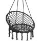 13. OPENWORK HAMMOCK HANGING CHAIR STORK'S NEST 80x60CM DARK GREY