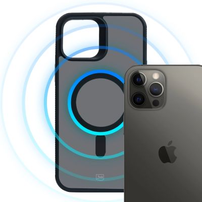 19. 3mk Smoke MagCase for Apple iPhone 12 Pro Max - Black
