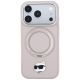 3. Karl Lagerfeld with Ring Stand 360 Choupette Head Pin MagSafe Case for iPhone 18 Pro / 17 Pro – pink
