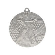 Silver medal - dance - steel medal
