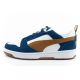 2. Puma Rebound v6 men's sports sneakers fashionable comfortable white navy brown