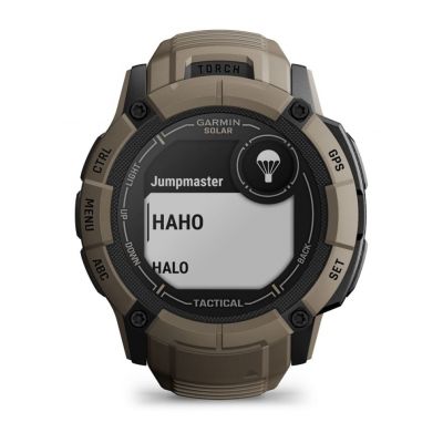 6. Garmin Instinct 2X Solar Watch - Tactical Edition Coyote Tan