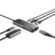4. Trust DALYX 6-IN-1 USB-C Multi-Port Adapter Silver