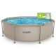 VIRTUFIT ROUND POOL 244 CM WITH FILTER PUMP BEIGE