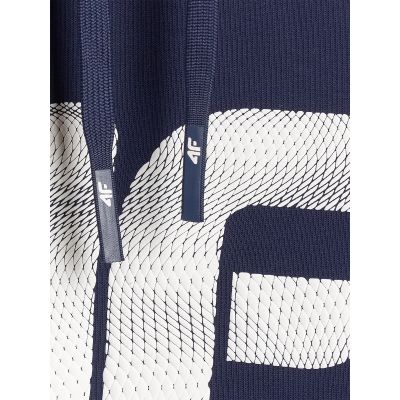 6. Men's sweatshirt with hood, open, 4F 4FRMM00TSWSM2477-31S