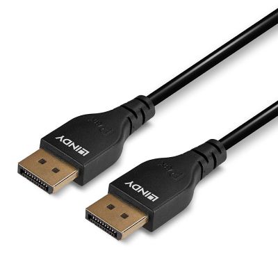 6. LINDY 3m Slim DisplayPort 1.4 Cable