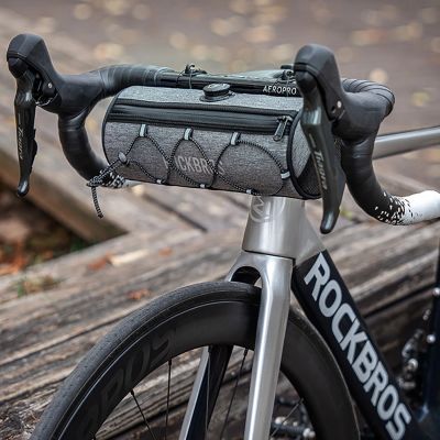 5. Rockbros TL002 ROAD TO SKY 1.5L Handlebar Bag Waterproof – Gray