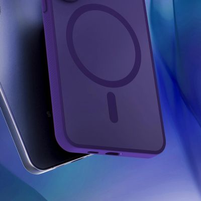 24. 3mk Smoke MagCase for iPhone 16 Pro - Purple