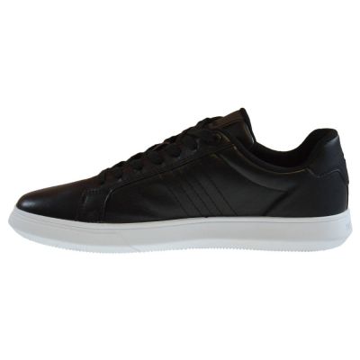 2. Tommy Hilfiger Essential Leather Cupsole Men's Shoes Black - FM0FM03424-BDS