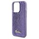 6. Guess Sequin Script Metal case for iPhone 14 Pro - purple