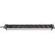 2. Brennenstuhl 1390007009 2 m power strip 9 x socket Aluminum, Black