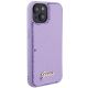 4. Guess Sequin Script Metal case for iPhone 15 - purple