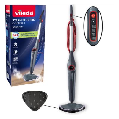 2. Vileda Steam Plus Pro Steam Mop