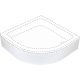 Deante PLUS II Semicircular Shower Tray Cover 80 cm