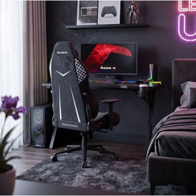 4. Huzaro Hero 2.4 RGB Black Gaming Desk