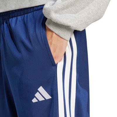 5. Men's adidas 3-Stripes Tricot Regular Fit Open Hem Pants Blue JI8803