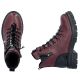 5. Women's insulated burgundy worker boots Rieker Z9152-35
