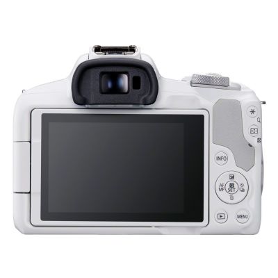17. Canon EOS R50, White + RF-S 18-45mm F4.5-6.3 IS STM Kit Mirrorless camera 24.2 MP CMOS 6000 x 4000 px White