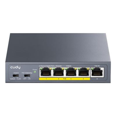 2. POE SWITCH / EXTENDER POE40 4-PORT + 1X UPLINK CUDY