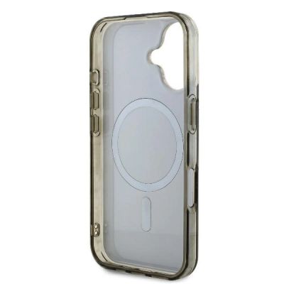 7. Guess IML 4G Background MagSafe iPhone 16 Case - Brown